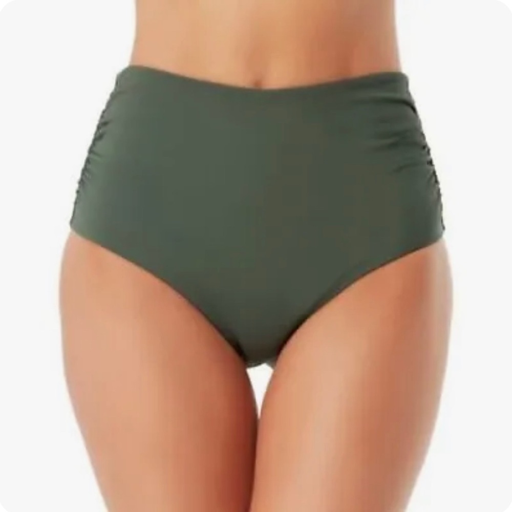 Anne Cole Women's MYPB36001 Island Green High Waist Swim Bikini Bottom 18w